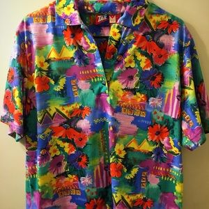 Vintage funk floral T-shirt